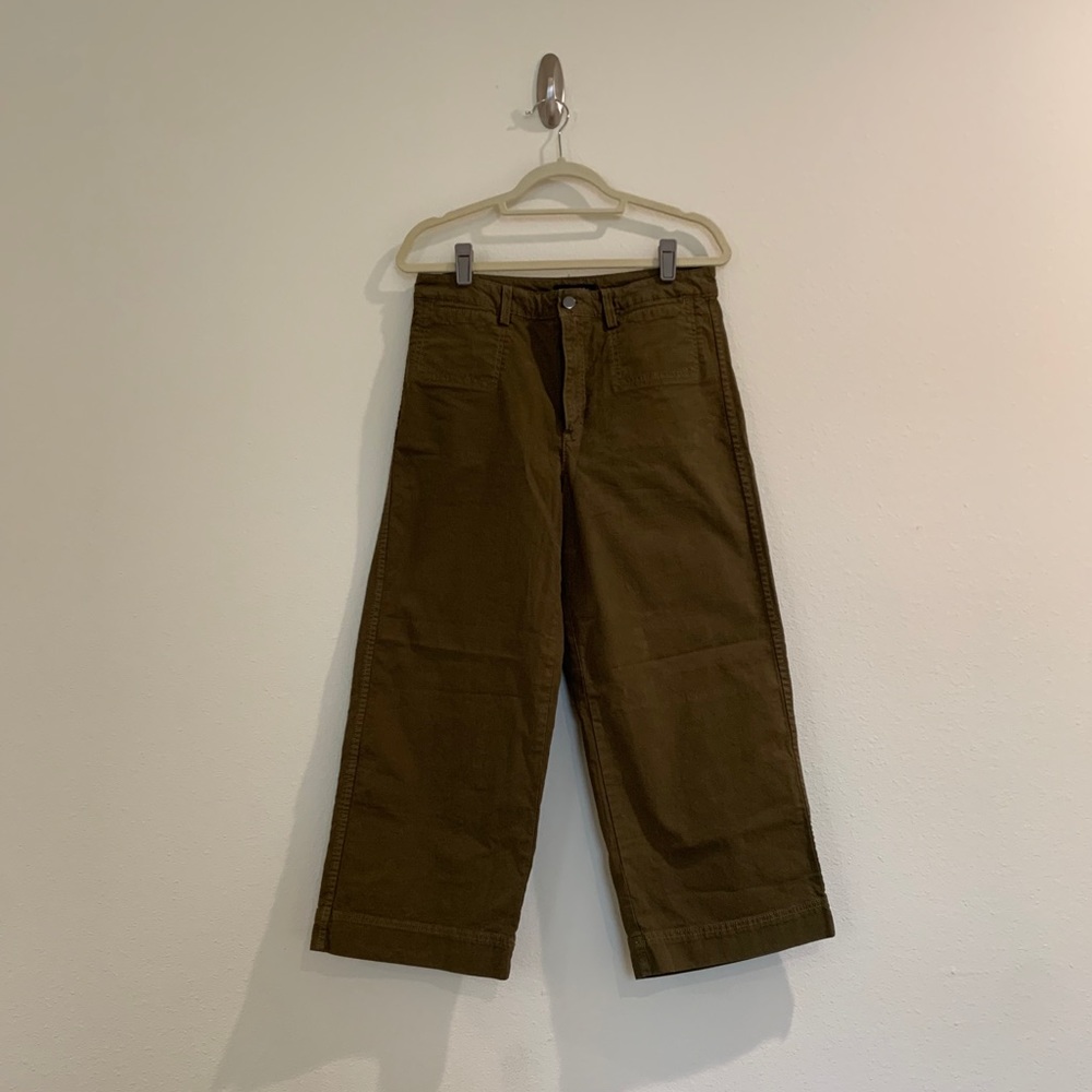 Banana Republic wide leg crop pants